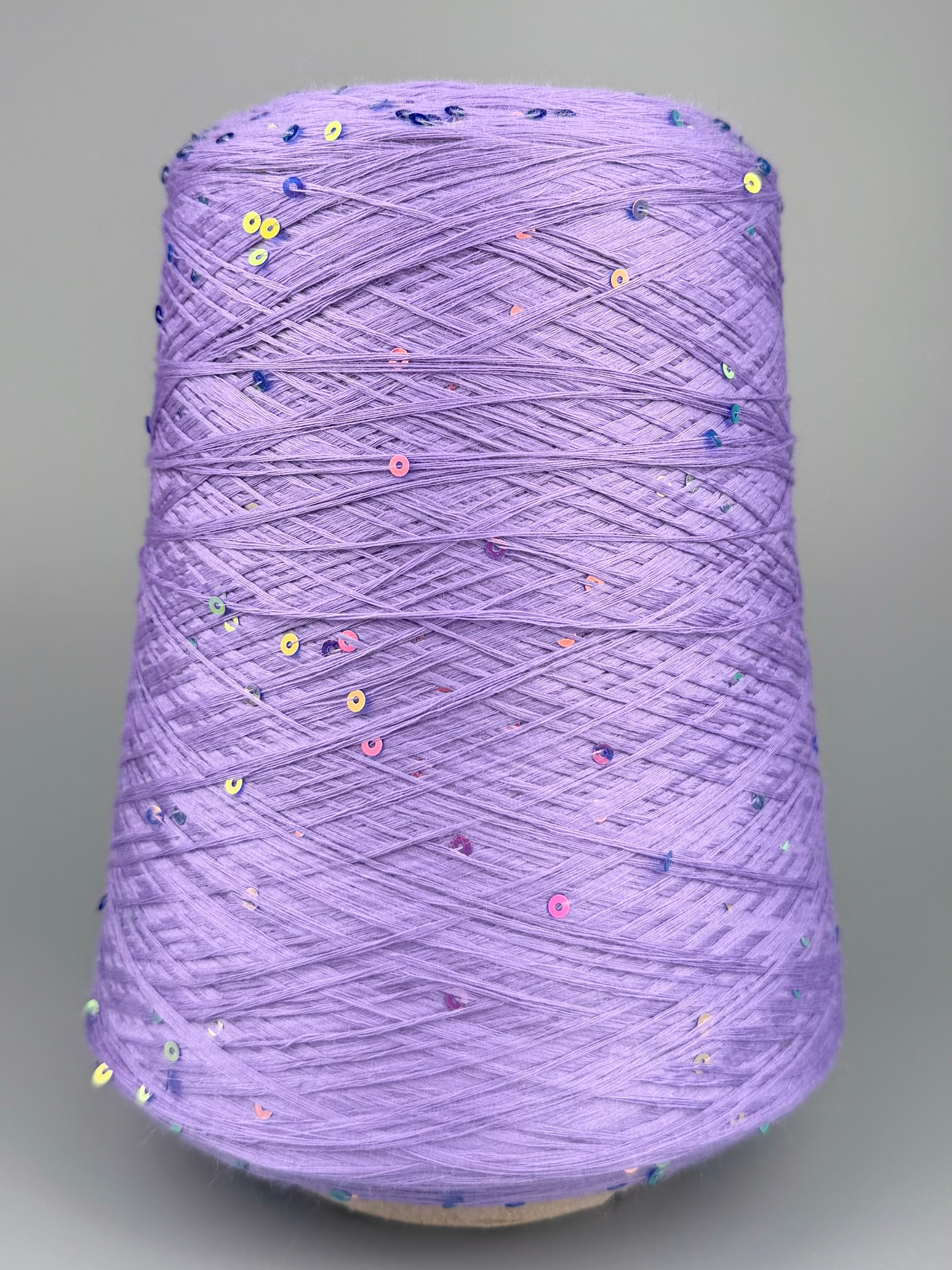 Art. Merino Brillante 700 m / 100 g – Fil en laine mérinos avec paillettes col. Lilas photo 2